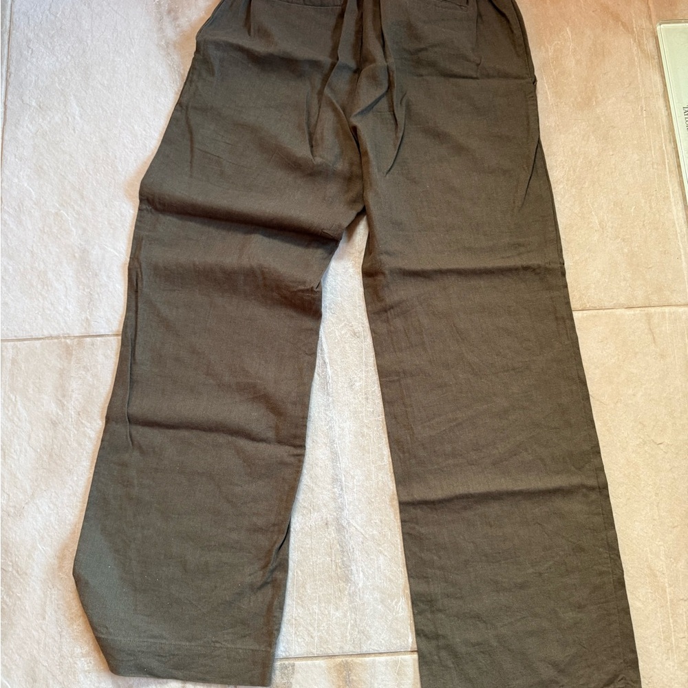 Christina Women’s Straight-Leg Chinos in Dark Brown